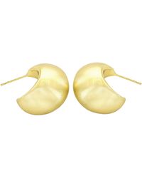 Panacea - 14k Gold Plated Huggie Hoop Earrings - Lyst