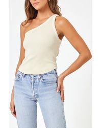 LSPACE - Kylie One-Shoulder Cover-Up Tank - Lyst