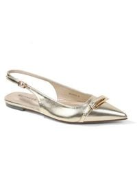 BERNESS - Chantal Pointed Toe Slingback Flat - Lyst