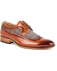 Gino Vitale - Houndstooth Wingtip Derby - Lyst