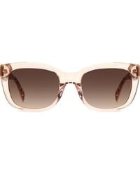 Kate Spade - Tammy 53Mm Rectangular Sunglasses - Lyst