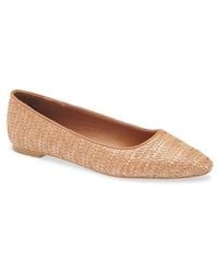 Tahari - Faux Raffia Ballerina Flat - Lyst