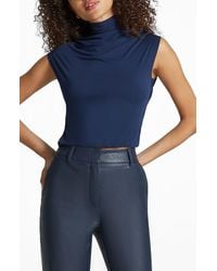 Commando - Butter Draped Funnel Neck Crop Top - Lyst