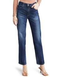 AG Jeans - Saige High Waist Straight Leg Jeans - Lyst