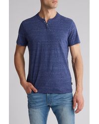 Lucky Brand - Slub Cotton Notch Collar T-shirt - Lyst
