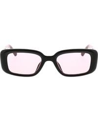 Roxy - 51Mm Slim Rectangle Sunglasses - Lyst