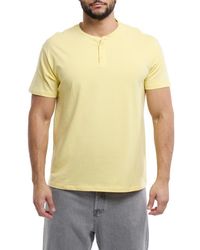 Xray Jeans - Short Sleeve Henley - Lyst