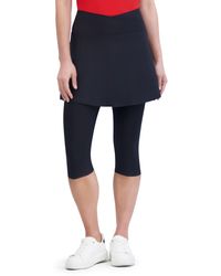 SAGE Collective - Transform Skirted Crop Leggings - Lyst
