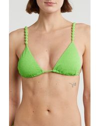 ViX - Firenze Beaded Triangle Bikini Top - Lyst