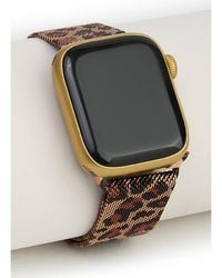 Saachi - Leopard Metal Mesh Apple Watch Watchband - Lyst