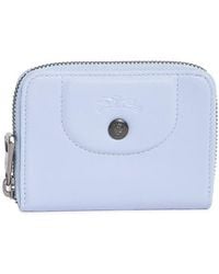 Longchamp - Zip-Around Leather Card Case Wallet - Lyst