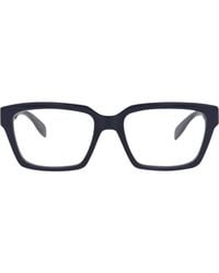 McQueen - 54Mm Rectangular Optical Glasses - Lyst