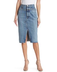 rag and bone jean skirt