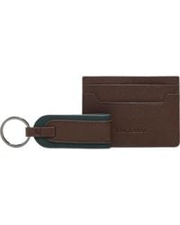 Ted Baker - Cavendish Card Holder Wallet & Key Ring Set - Lyst