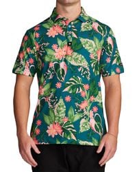 BAD BIRDIE - Floral Performance Golf Polo At Nordstrom - Lyst