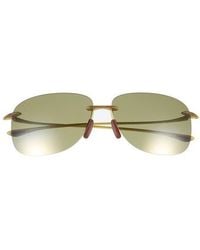 Maui Jim - 62Mm Polarized Shield Sunglasses - Lyst