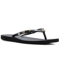Roxy - Hema Shell Stud Flip Flop - Lyst
