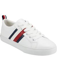 Tommy Hilfiger Leather Essential Sneakers White - Lyst