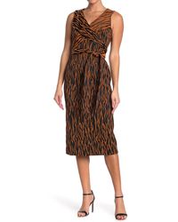 dvf animal devore wrap dress