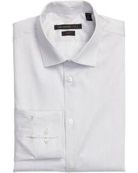 John Varvatos John Varvatos Star Usa Slim Fit Stripe Stretch Dress Shirt - White