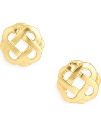 Karine Sultan - Arabesque Stud Earrings - Lyst