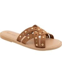 Splendid - Simon Studded Slide Sandal - Lyst