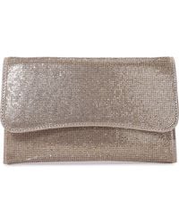 BERNESS - Rhinestone Envelope Clutch - Lyst