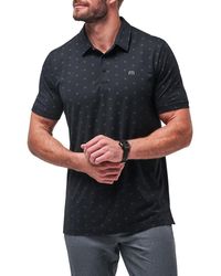 Travis Mathew - Beach Pit Medallion Print Polo - Lyst