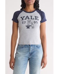 THE VINYL ICONS - Yale Cotton Blend Graphic T-shirt - Lyst