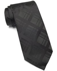 Calvin Klein - Tonal Plaid Tie - Lyst