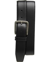 Frye - 35mm Stitched Feather Edge Leather Belt - Lyst