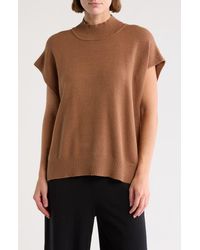 Max Studio - Mock Neck Knit Sweater - Lyst