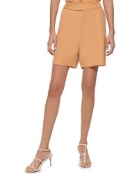 DKNY - Frosted Twill Shorts - Lyst