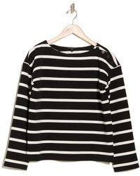 Rag & Bone - Irina Textured Stripe Long Sleeve Top - Lyst