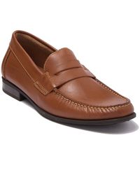 Sandro Moscoloni - Alvin Penny Slot Leather Loafer - Lyst