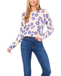 Cece - Floral Sweater - Lyst