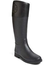 tory burch classic rain boots