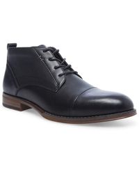 steve madden kodak cap toe leather boot