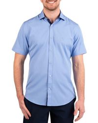 Tailorbyrd - Solid Performance Short Sleeve Shirt - Lyst
