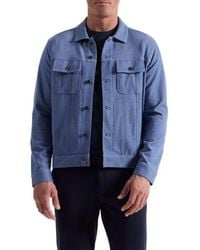 Bugatchi - Knit Trucker Jacket - Lyst