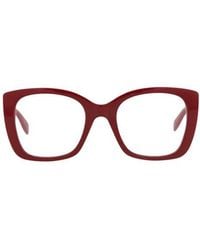 McQueen - 52Mm Square Optical Glasses - Lyst