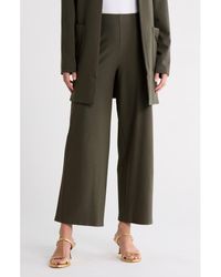 Eileen Fisher - Wide Leg Ankle Pants - Lyst