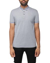 Xray Jeans - Pipe Trim Cotton-Blend Knit Polo - Lyst