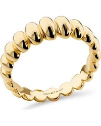 DEVATA - Puffy Ribbed Band Ring - Lyst