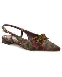 Circus by Sam Edelman - Delanie Pointed Toe Slingback Flat - Lyst