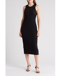 Collective Concepts - Puckered Knit Dress - Lyst