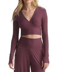 Commando - Butter Thumbhole Faux Wrap Top - Lyst