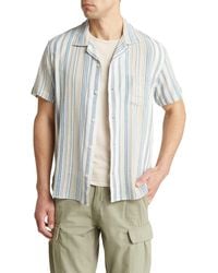 Corridor NYC - Amagansett Cotton Short Sleeve Button-up Camp Shirt - Lyst