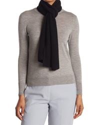 Portolano - Solid Cashmere Scarf - Lyst