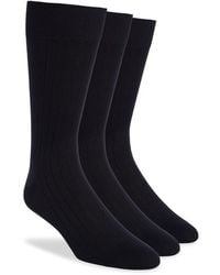 Lorenzo Uomo - Assorted 3-Pack Crew Socks - Lyst